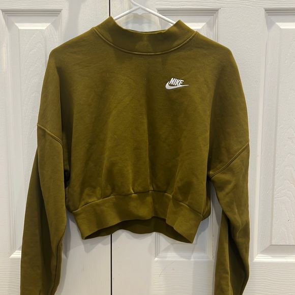 Women’s Nike cropped mock neck sweater - Picture 1 of 3